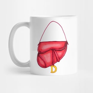 Red Women's Bag Mug